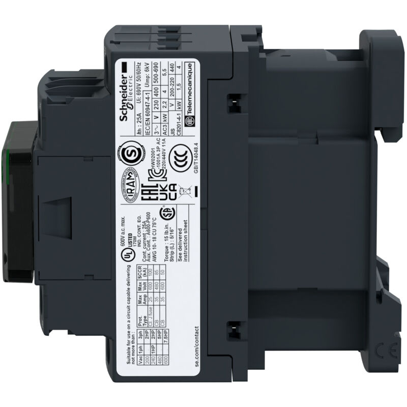 CONTACTEUR- LC1D25-10-220VAC-50HZ/SCHNEIDER