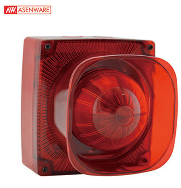 SIRENE STROBOSCOPIQUE D’INCENDIE CONVENTIONNELLE RESISTANTE AUX INTEMPERIES/ASENWARE-AW-CSS2166-4